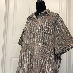 RedHead Camo Button-Up Hunting Shirt – Men's Large